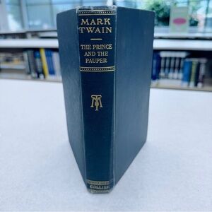 Mark Twain prince and the pauper vintage antique book
